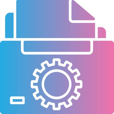 Modern simgenin vektör illüstrasyonu