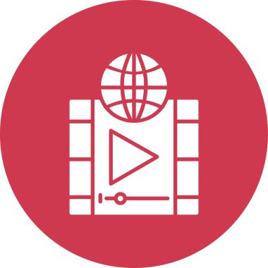 video simgesi. web vektörü