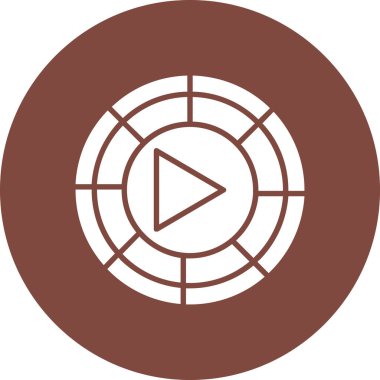 Oynatma düğmesi vektör çizimi