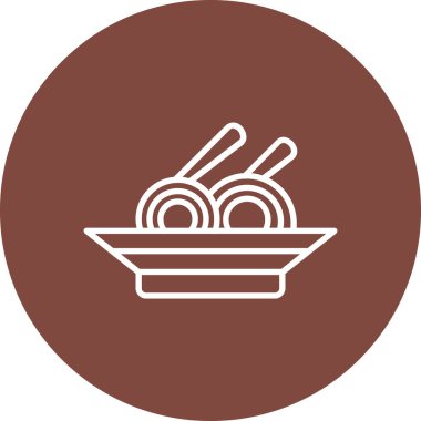 Gıda simgesinin vektör illüstrasyonu