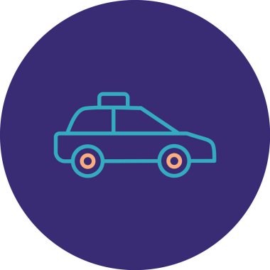 - Araba. Web simgesi basit illüstrasyon