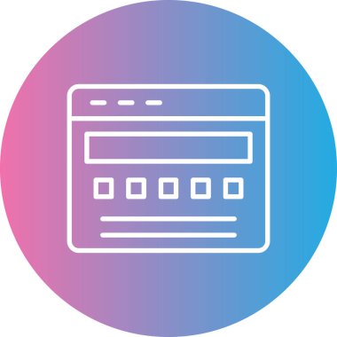 Web simgesi vektör illüstrasyonu