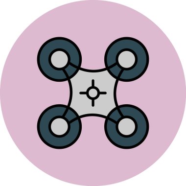 Modern simgenin vektör illüstrasyonu