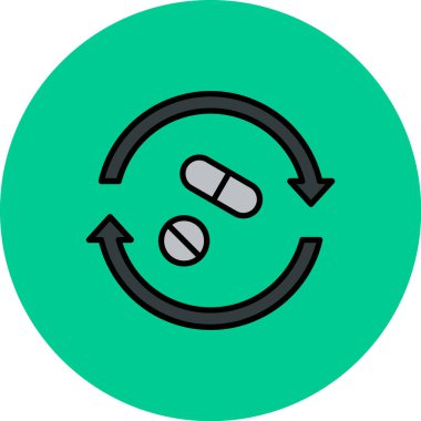 hap ikonu vektör illüstrasyonu