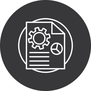 Seo simgesinin vektör illüstrasyonu