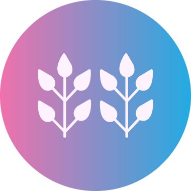 Yaprak ikonu vektör illüstrasyonu