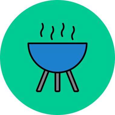 Yemek pişirmenin vektör çizimi