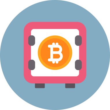 Bitcoin şifreleme bitcoin simgesi düz biçimli