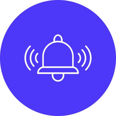 Çan simgesi, vektör çizimi