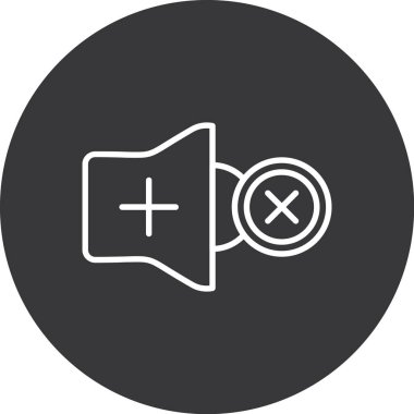 vektör sözcüsü Simgesi illüstrasyonu