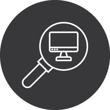 seo modern simgesinin vektör illüstrasyonu