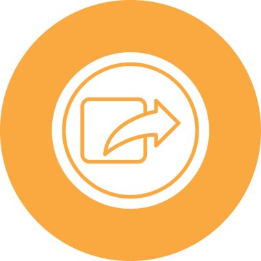 Ok. Web simgesi basit tasarım