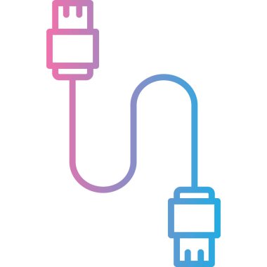 kablo tıkacı vektör illüstrasyon tasarımı