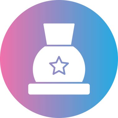 Yıldız simgesinin vektör illüstrasyonu