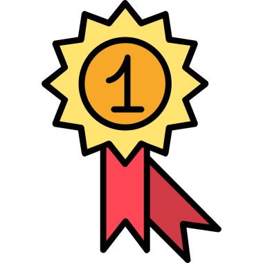 Sayının Vektör İllüstrasyonu, Basit Simge