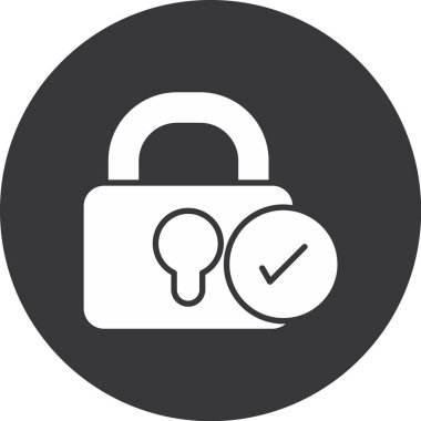 ikon vektör illüstrasyonunu kilitle