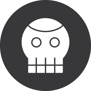 vektör kafatası çizimi