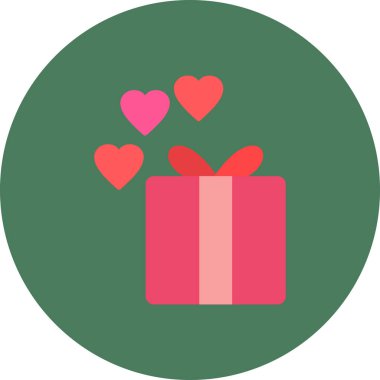 Hediye. Web simgesi basit tasarım