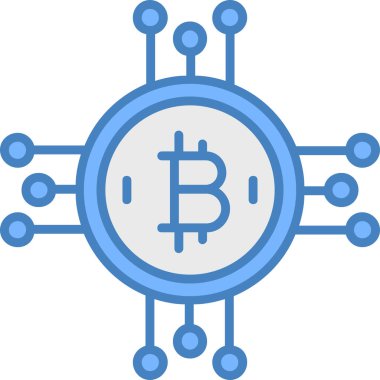Bitcoin kripto para birimi simgesi
