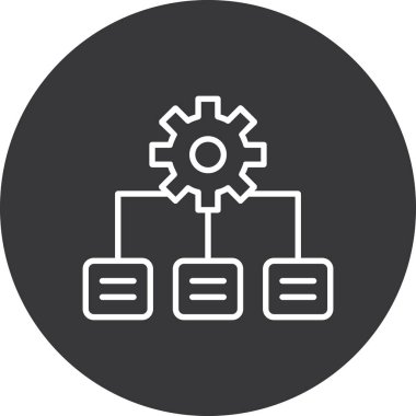 veri analiz simgesi vektör illüstrasyonu