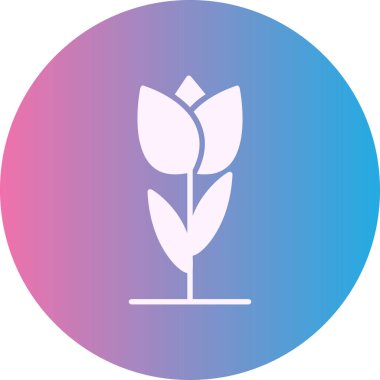 Bir ağaç simgesinin vektör illüstrasyonu