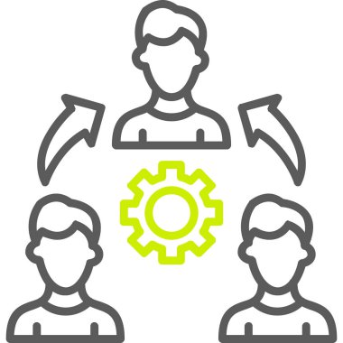 İş ekibi. Basit tasarım