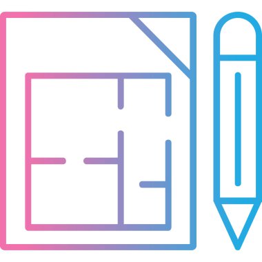 kalem simgesi vektör illüstrasyonu