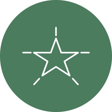 yıldız simgesi vektör illüstrasyonu