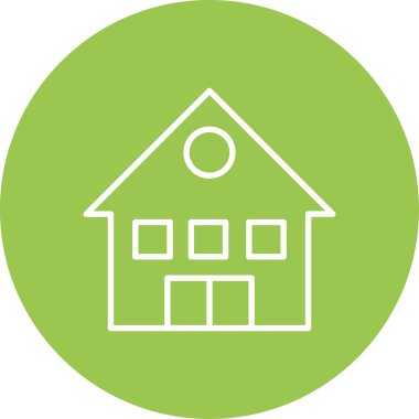 ev simgesi vektör illüstrasyonu