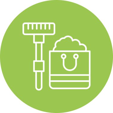 Boya fırçası. Basit resimleme