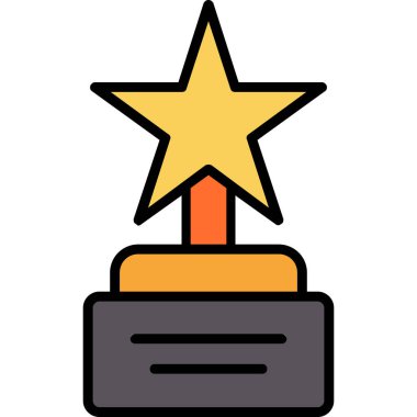 Yıldız Ödülü vektör simgesi