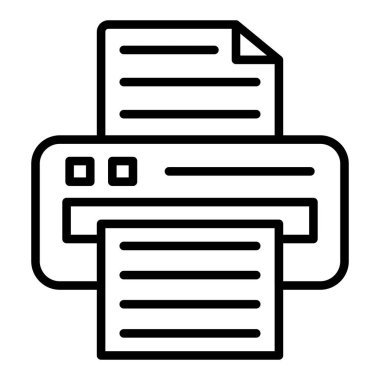 belge simgesi vektör illüstrasyonu