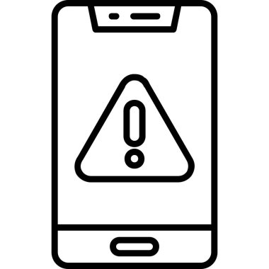 cep telefonu simgesi. Beyaz arkaplanda izole edilmiş web tasarımı için akıllı telefon vektör simgesi