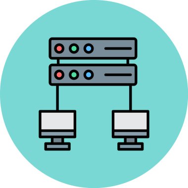 sunucu simgesi çizimi