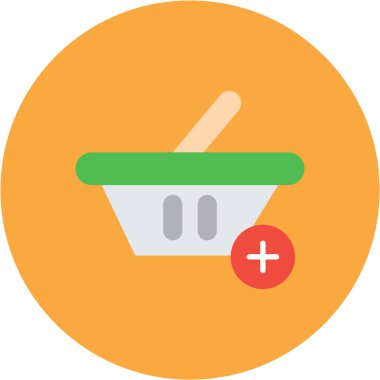 Sepet alışverişi ekommerce simgesi