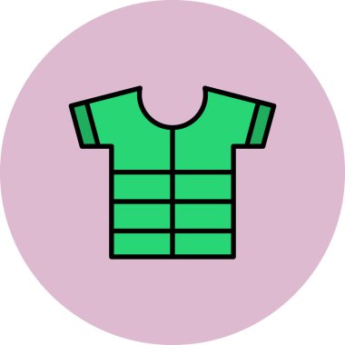 Eşsiz Gömlek Vektörü Kabartma Simgesi