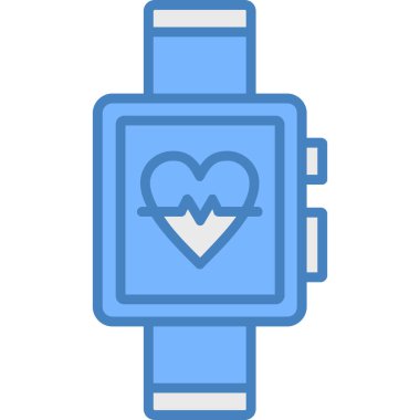 smartwatch simge vektör çizimi