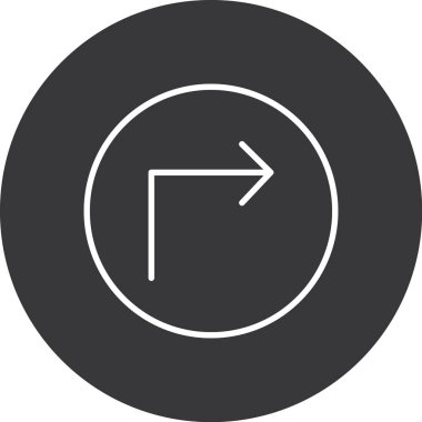 ok simgesi vektör illüstrasyonu