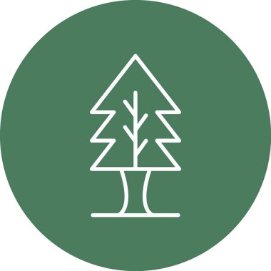 Bir ağacın vektör illüstrasyonu