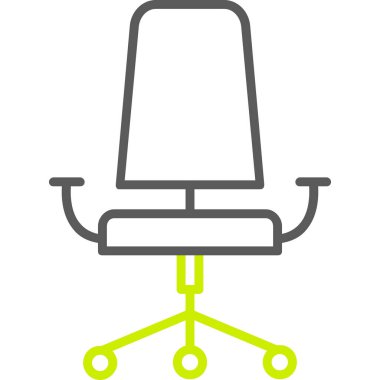 Koltuk. Web simgesi basit illüstrasyon