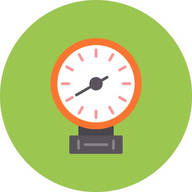 Alarm saat simgesi düz biçimli