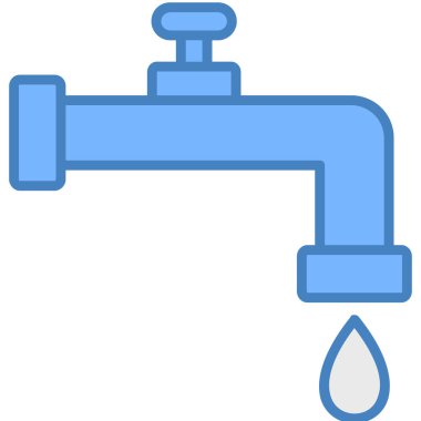 Musluk. Web simgesi basit tasarım