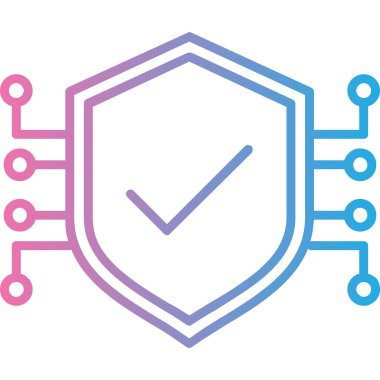 Siber güvenlik. Basit resimleme