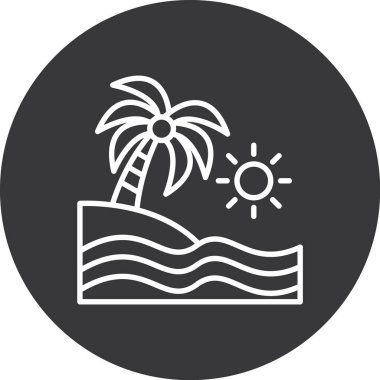 Modern simgenin vektör illüstrasyonu