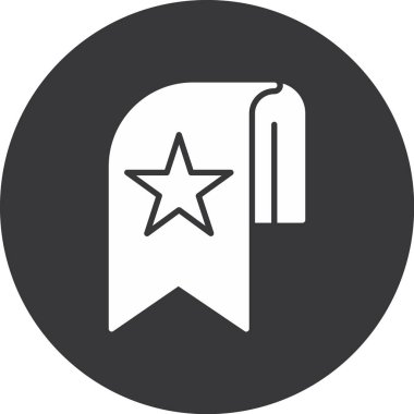 yıldız simgesi vektör illüstrasyonu