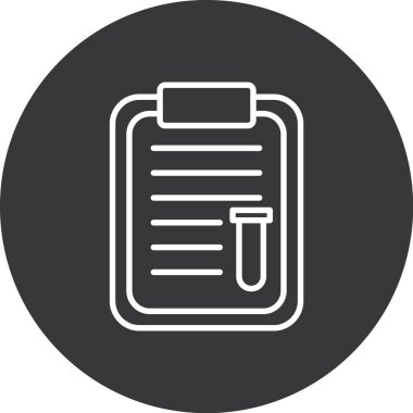 Belge simgesinin vektör illüstrasyonu