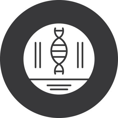 dna. Web simgesi basit illüstrasyon