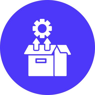 Modern simge oluşturmanın vektör illüstrasyonu