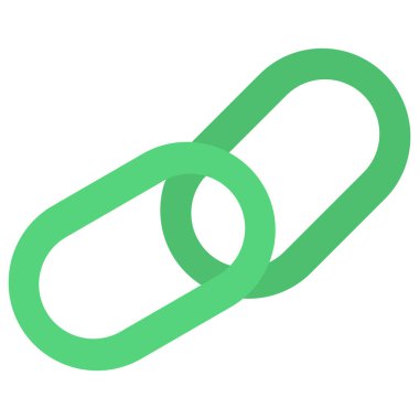 bağlantı simgesi vektör illüstrasyonu