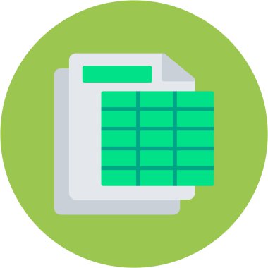 Dosya. Web simgesi basit illüstrasyon